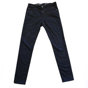 AG Adriano Goldschmied Farrah Skinny Ankle High Rise Black Jeans Women's Size 28